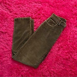 Vintage High Waisted Corduroy Pants